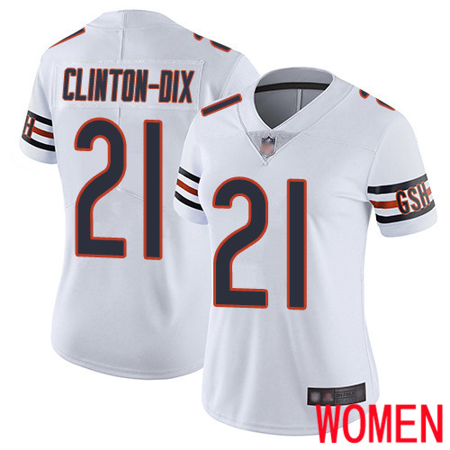 Chicago Bears Limited White Women Ha Ha Clinton-Dix Road Jersey NFL Football #21 Vapor Untouchable